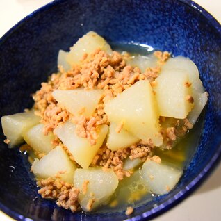 ♡水不使用♡大根とひき肉の煮物